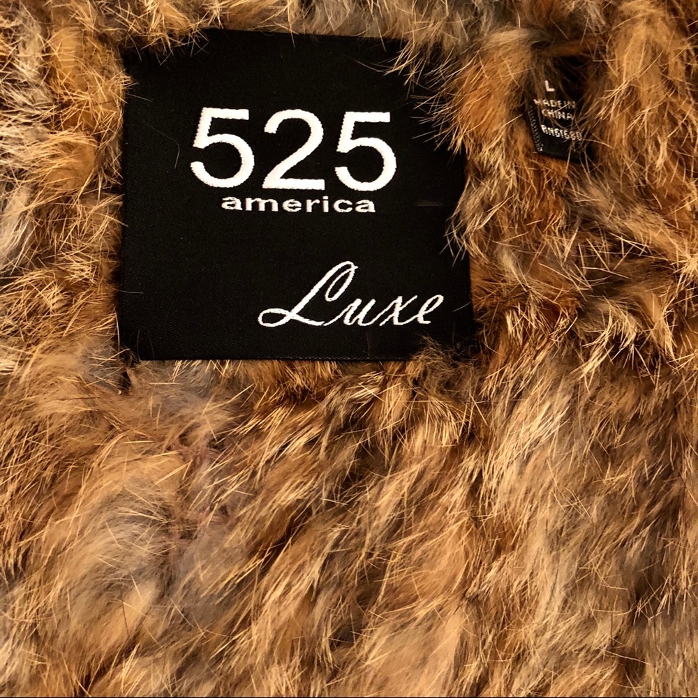 Authentic Rabbit Fur Cropped Vest - Picture 5 of 8